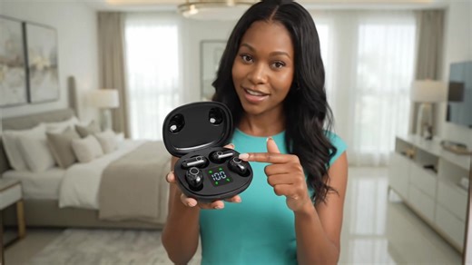 Medam ak mesye… men piyay la 🔥 2 Bluetooth headphones nan yon sèl bwat 😮 ✔️ Touch control ✔️ Digital display ✔️ Pa tonbe pandan workout ✔️ Ou ka mete yo nan travay san pèsonn pa remake Free shipping. Pran pa ou jodia. #invisibleheadphones #wirelessearbuds #tiktokshop #tiktokshopfinds #fyp