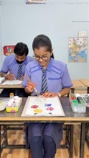 Make flower pot 💐🌈 ￼(part-2) #shortsfeed #shorts #trending #foryou #comedy #funny #youtubeshorts