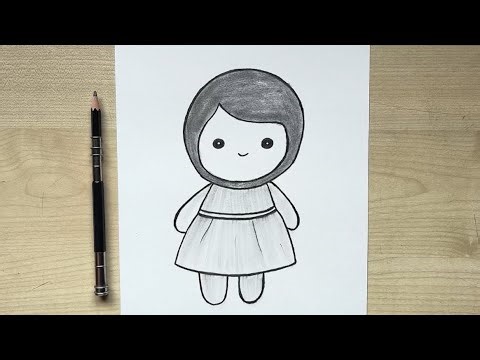 How to draw a Esy Girl🧒 | Simple and Esy drawing