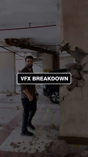 Vfxnanu | Here is a VFX breakdown reel of my latest work. Soon, I will share how I created this wall-breaking effect and upload the full tutorial on... | Instagram