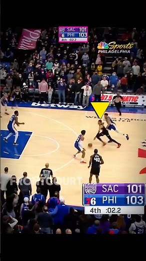 PART 2 - Down by 10, Final Seconds, Haliburton Sparks A Huge Comeback…🫣 Kings 76ers Ending #shorts