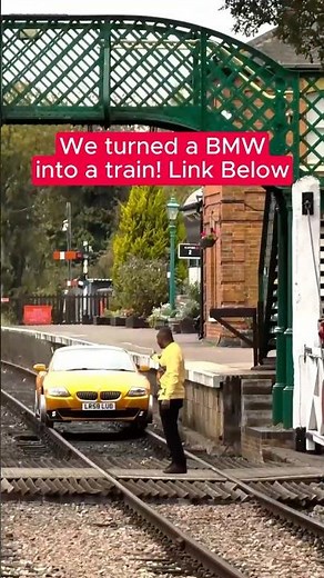 We turned a BMW into a train! #Autotrader #cars #mods