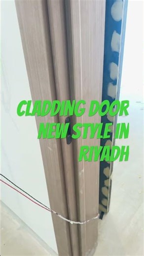 Cladding door #constructionindustry #اكسبلور #رخام #automobile #riyadh #ksa