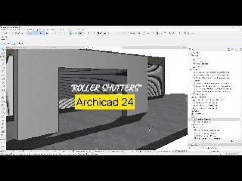 ArchiCAD 24 Tutorial: How to Create Roller shutters