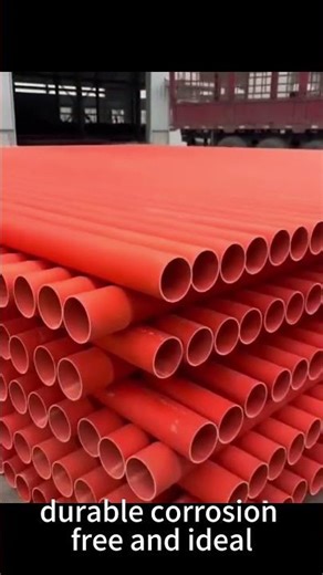 MPP power pipe provides safe cable protection with high rigidity and heat resistance