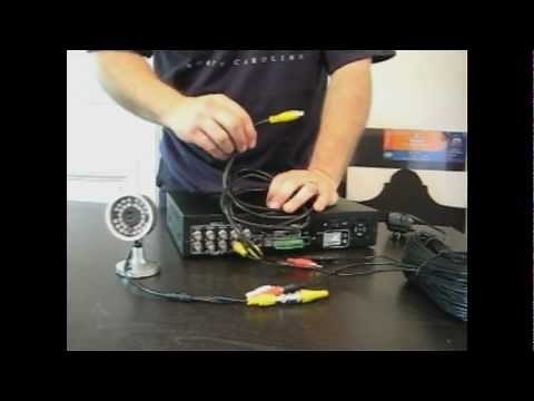 How to hook up your IR cameras to a DVR