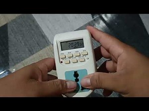 How to Use/Program Digital Timer Model: AL-06 220-240V Max 10 A 2300W Plug-in Type Hourly Weekly