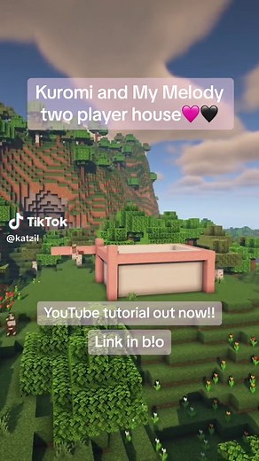 Two Player House Build in Minecraft | Kuromi and My Melody