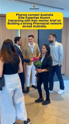 Elite Expertise Alumni Meet Arief Sir | Pharmacist in Australia #pharmacy #shorts #yt #ytshorts#fyp