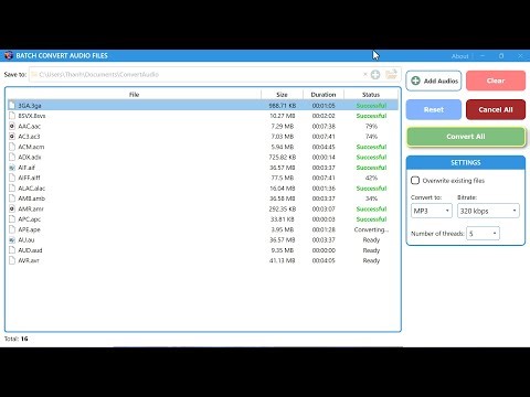 Download Batch Convert Audio Files