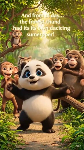 Dancing panda #story#animation