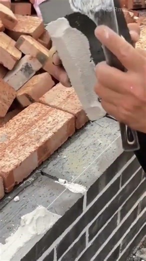 Precise Brick Alignment Using String Line for Straight Walls