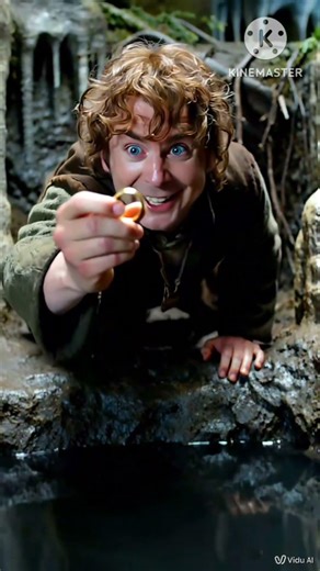 the hobbit Bilbo baggens finding the ring #shorts