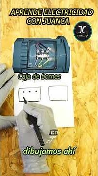 Conexión de un Motor trifásico de 6 terminales #electricidadbasica #automatización #electricidad