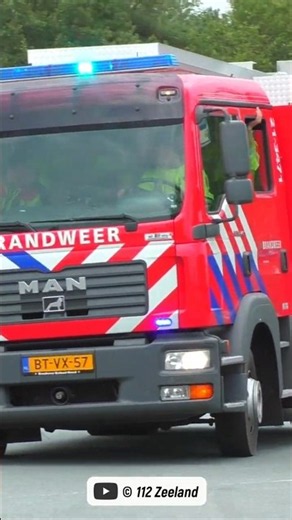 HV 21-3471 #Brandweer Schaijk met spoed naar een ernstig #ongeval op de A50 bij Uden! #shorts #112