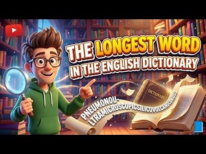 The longest Word in the English Dictionary - How to Pronounce the Longest Word - Biggest Largest