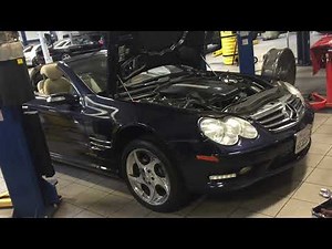 Bleeding hydraulic suspension on Mercedes SL500