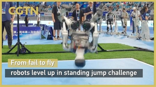 From fail to fly, robots level up in standing jump challenge