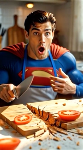 SUPERMAN COOKS… BUT IT GOES WRONG! 🍳🔥