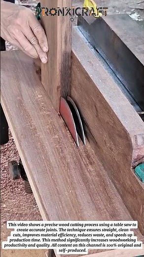 Precision Wood Cutting with Table Saw: Fast Joinery Technique for High Productivity