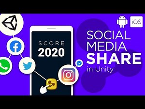 Unity Social media sharing buttons