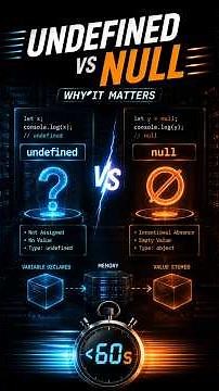 Why Does JavaScript Have Both null and undefined? #javascript #null #undefined #code #codingtricks