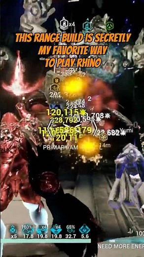 This is secretly my favorite way to play Rhino #warframe #steelpath