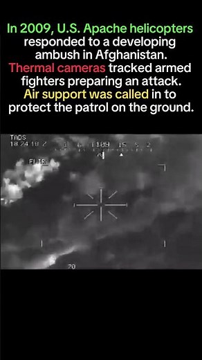 Apache Helicopters Provide Air Support (Afghanistan 2009)