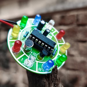 Make Dancing light Circuit using 4017 ic | Electronics idea bd