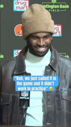 Shedeur was asked if a play worked in practice 😅