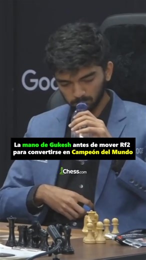 2.4M views · 10K reactions | Los nervios al cumplir tu sueño  #ajedrez #chesscomes #ajedrezenespañol #DingGukesh | Chess.com - Español | Facebook