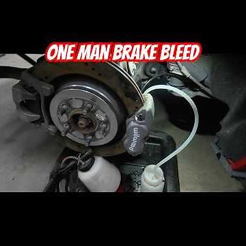 How to bleed brakes by yourself