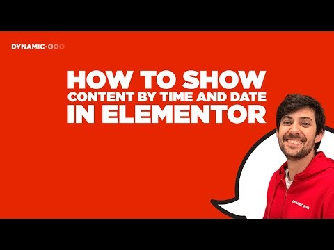 How to show/hide content by time and date in Elementor (Dynamic Visibility for Elementor tutorial)