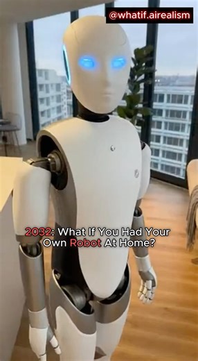2032: What if you had your own Robot at home? #ai #aigenerated #robot #teslabot #future #futuretech
