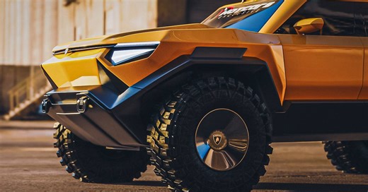 The Lambo Rambo SUV Makes An Electric Slide Into 2026 With This Digital Restomod