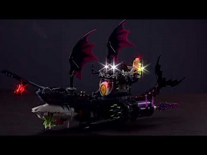 BrickBling Light Kit for LEGO Nightmare Shark Ship 71469