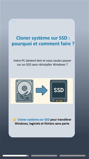 Cloner système sur SSD : pourquoi et comment faire ?