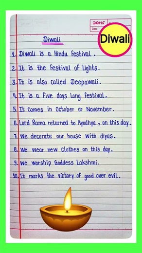 Diwali Essay in English | 10–20 Lines | Easy Essay for Students