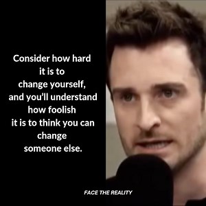Consider how hard it is to change yourself. 🤔💡 Think about all the times you tried to break a habit, shift your mindset, or let go of something that wasn’t good for you. It takes discipline. It takes honesty. It takes falling down, getting back up, and trying again. Even then, real change doesn’t happen overnight, it’s a slow, personal journey that requires your full commitment. Now compare that to trying to change someone else. If changing your own behavior is already such a challenge, what m