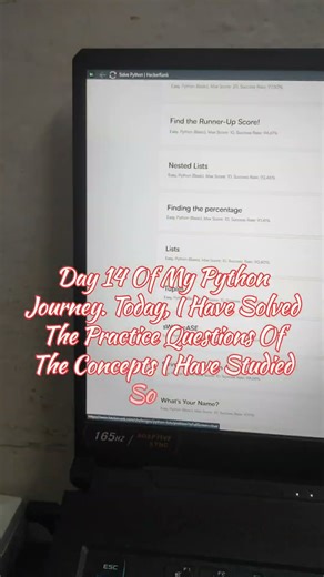 Python Practice & Planning My Next Project (Hangman) || Day 14