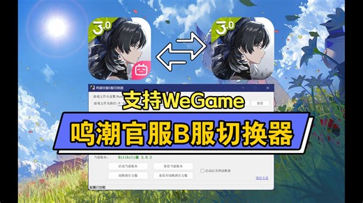 鸣潮官服B服WeGame三端切换器(3s切换)