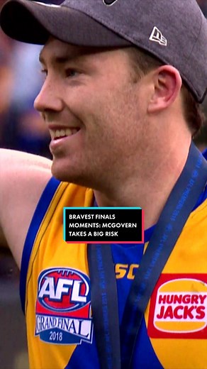 McGovern's Brave Decision in 2018 AFL Grand Final