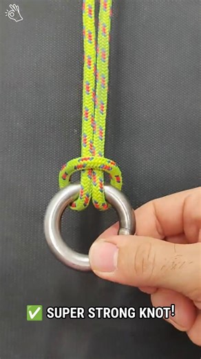 🔥 The Strongest Way to Tie Rope to a Metal Ring! #DIY #FixIt #Hack