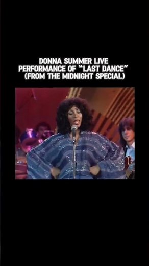 View full 7-Minute Video by tapping link in video that says: FULL PERFORMANCE: Donna Summer LIVE