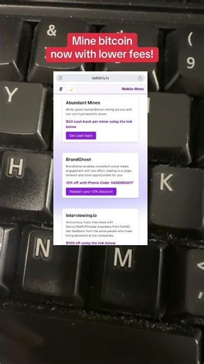 Mining bitcoin just got even better!