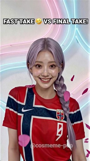 She Went From Chaos to Perfect in One Take 😂 #kpop #parody #meme