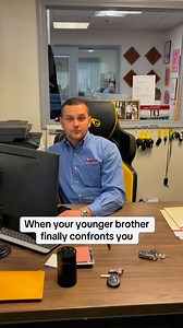 61K views · 653 reactions | When your younger brother tries to confront you #fail #TaddJenkinsAutoGroup #siblings #family | Tadd Jenkins Ford Chrysler Dodge Jeep Ram | Facebook