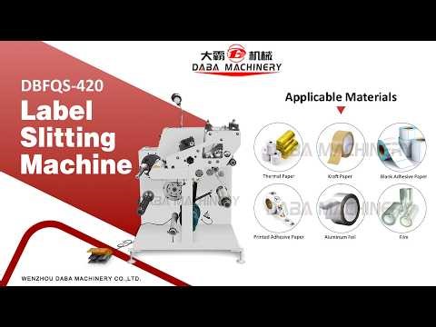 Professional Label Slitting: Accurate, Efficient & Stable