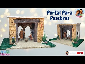 Descubre cómo hacer un increíble portal de Belén con cartón: guía paso a paso - Bambinos web