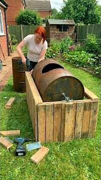 I Turned a RUSTY Oil Drum into a Beautiful Pizza Oven (ASMR Build)